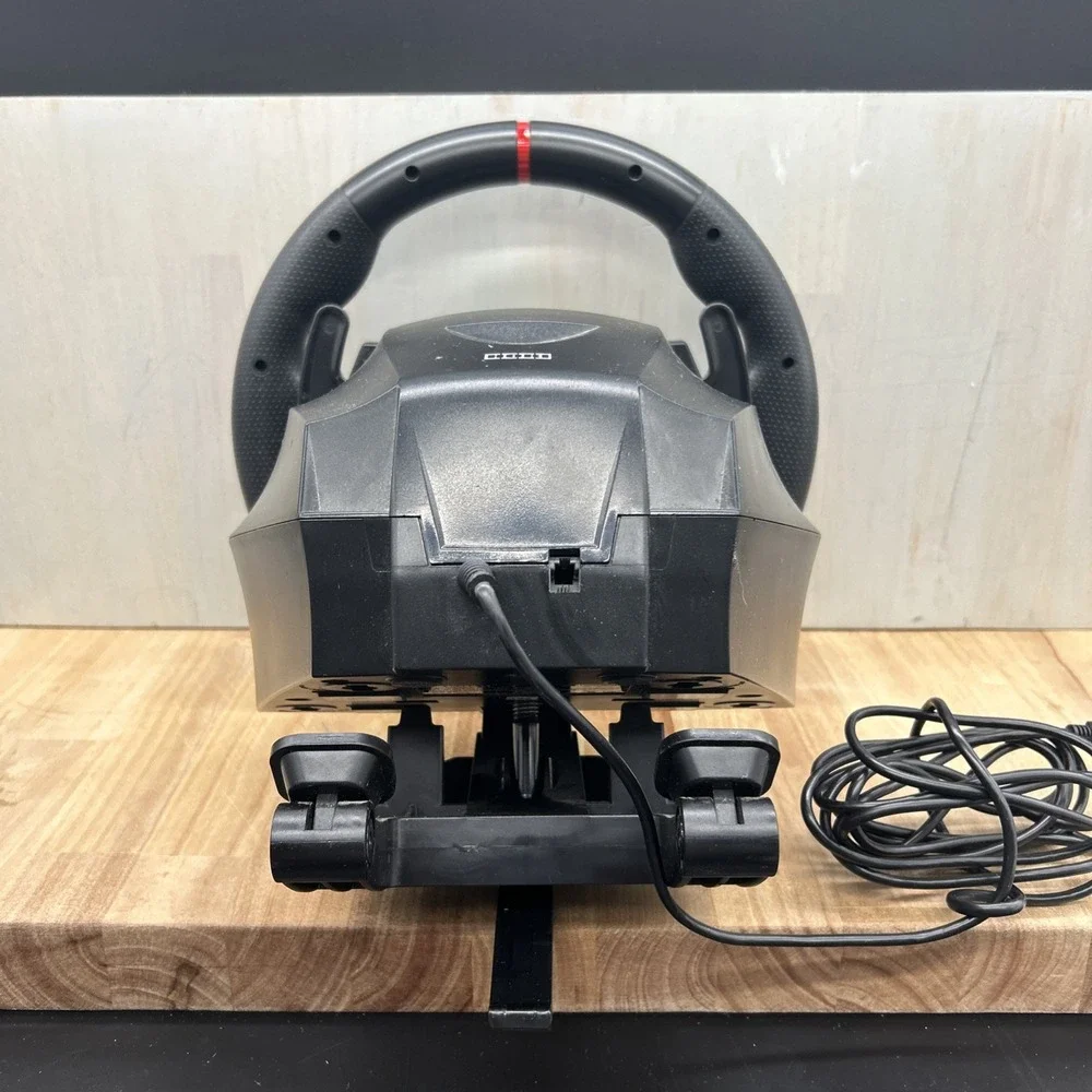PlayStation RWA Steering Wheel Plus Pedals Compatible with PS5, PS4, PC Tested